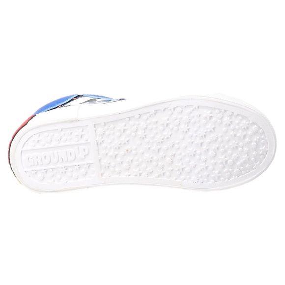 Dragon Ball Z, Hi-Top Shoes Sneakers White /Blue /Yellow SIZE 3 - Picture 8 of 9